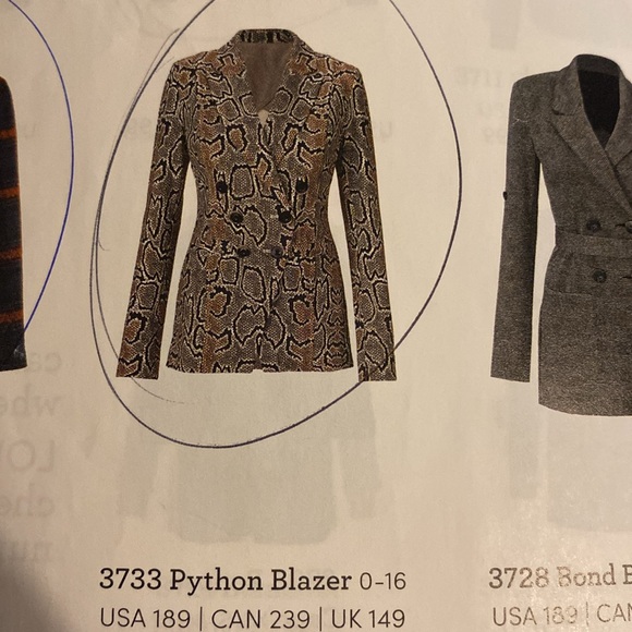 Cabi Python Blazer. Fall 2019. - Picture 9 of 10